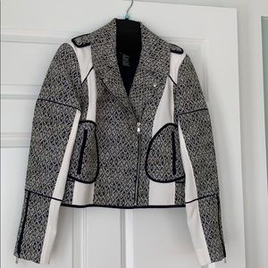 Moto style jacket with gorgeous lines!